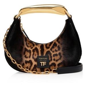 Brand New Tom Ford Shaded Calf Hair Bianca Mini Hobo